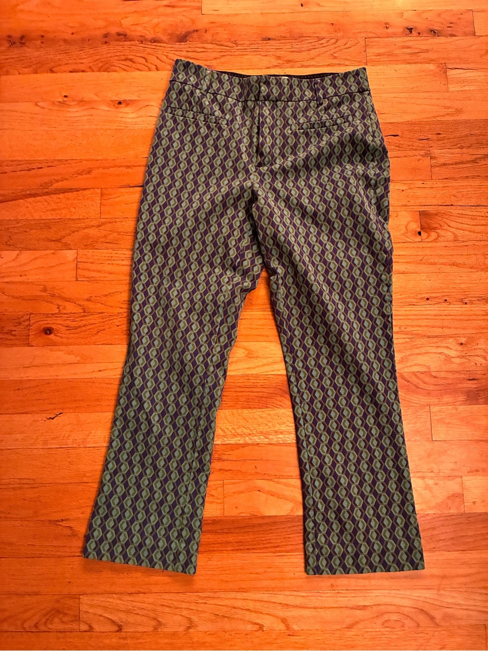 Anthropologie Ankle & Cropped Pants in Olive Green and Navy